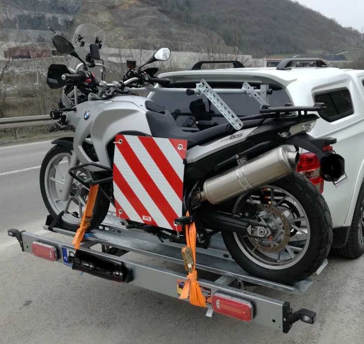 Platforma bagażnik do przewozu motocykla