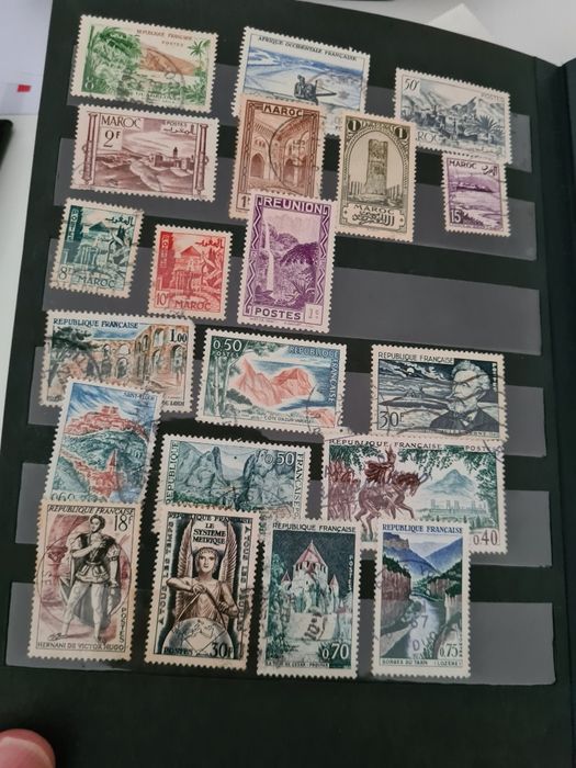 Grande colecção de selos 4 albuns