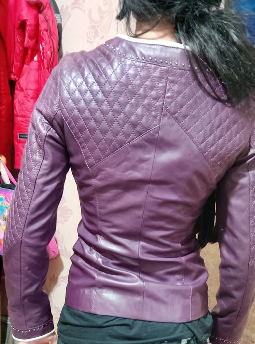 Куртка кожаная .