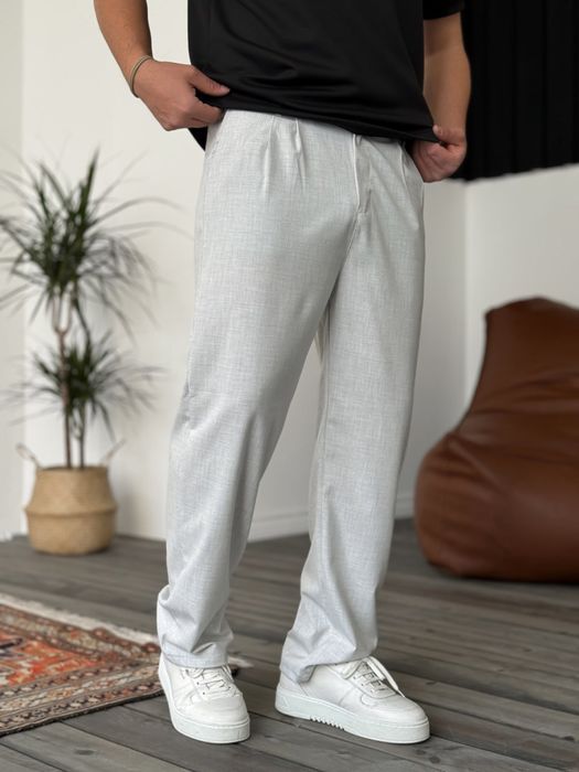 Широкі чоловічі брюки Baggy /S-XL/ Мужские чёрные серые штаны