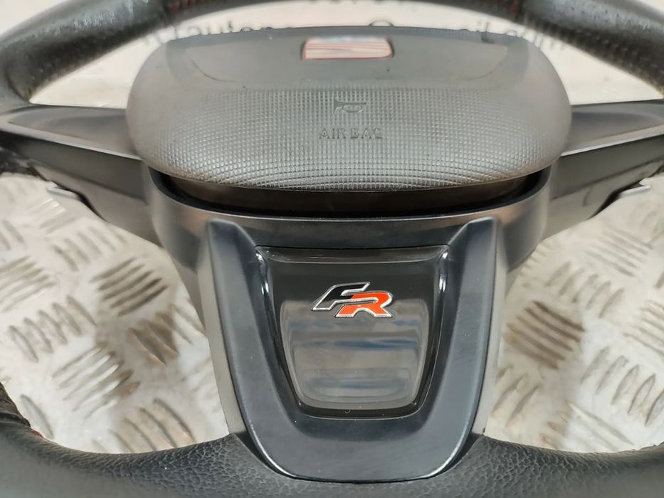 VOLANTE GUIADOR COMPLETO FLAT BOTTOM SEAT IBIZA IV 4 MK4 6J FR