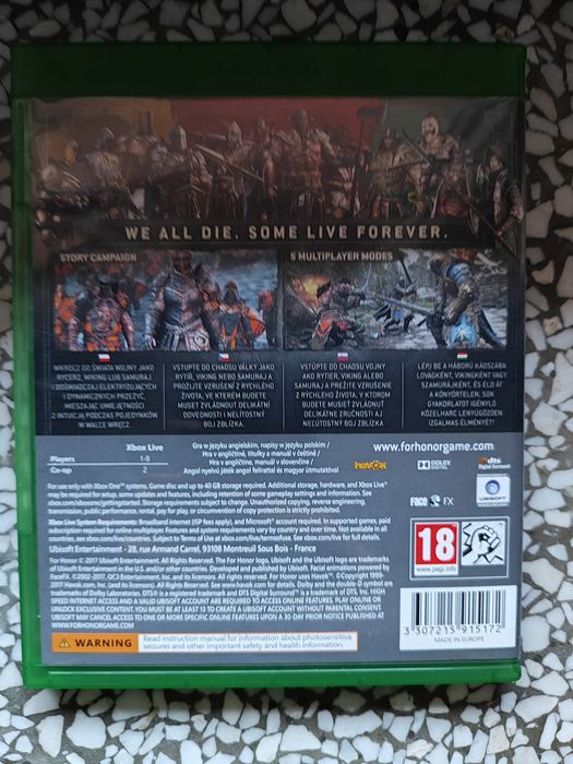 For Honor PL Xbox one Series X