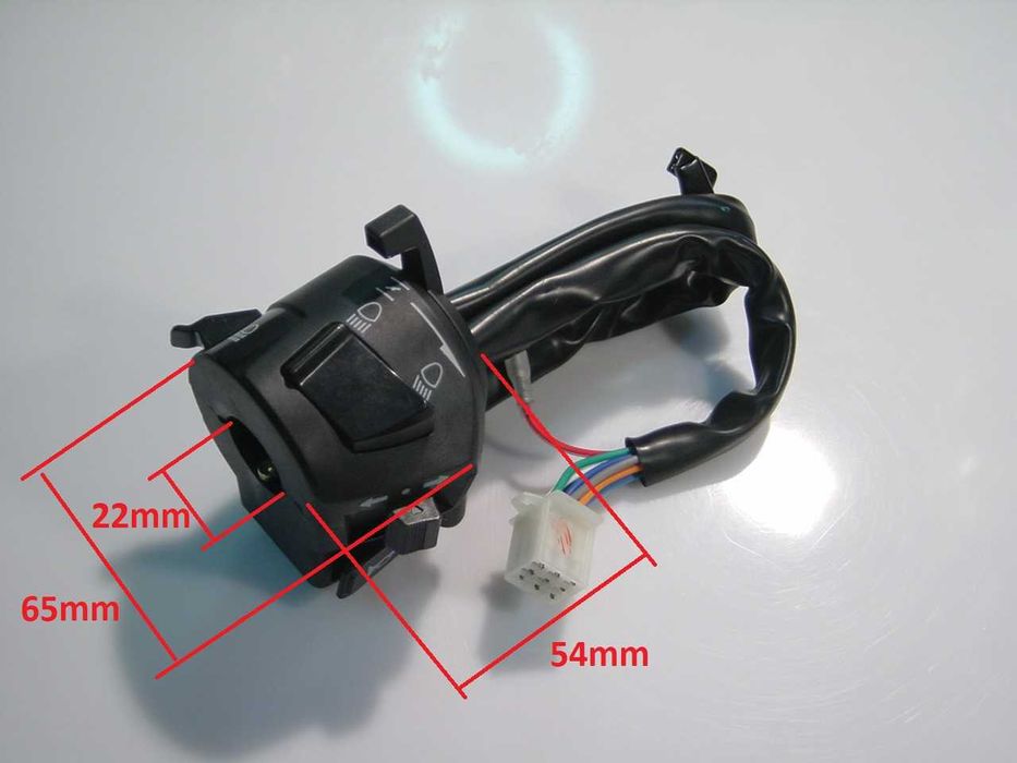 Comandos de guiador para mota