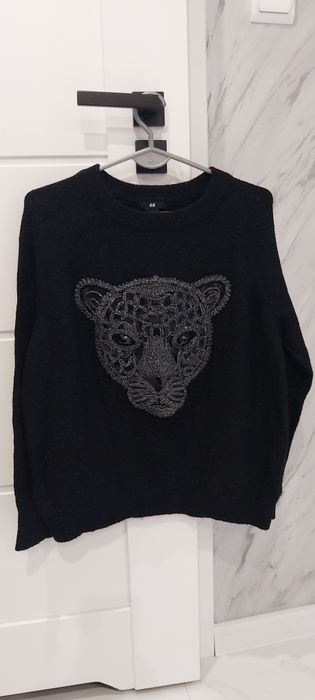 Sweter czarny r.M H&M