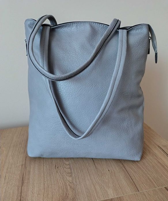 Nowa torba Luigisanto, kolor Jasny Szary, typ Shopper.