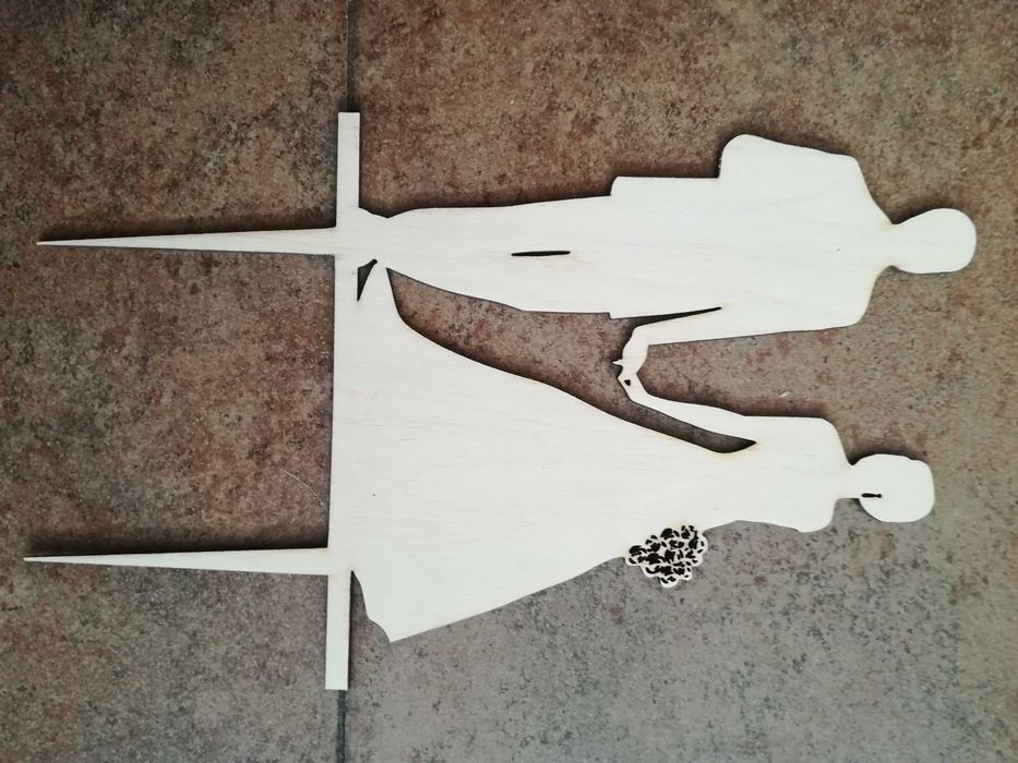 Topper na tort weselny 3