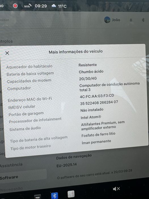 Tesla Model 3 Standard Plus 12/2020, IVA dedutível, bateria LFP impecável, SOH 93%, como novo