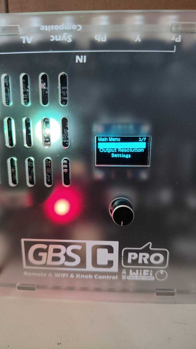 RetroScaler GBSC PRO WiFi HDMI 1080p | Upscaler SCART / VGA / RGBS | Novo