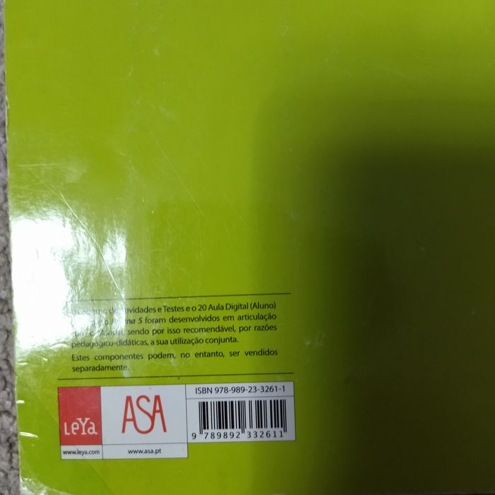 Livro de fichas primas 5.
Nunca escrito. Todo o material manipulável.