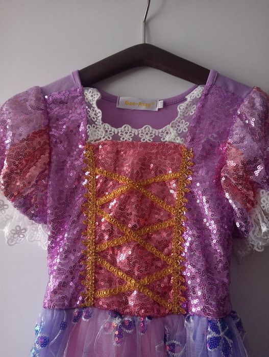 Сукня з аксескарами ,сукня на новорічний ранок,сукня рапунцель