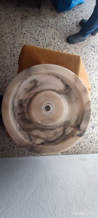 A-Base suporte em Mármore grande para candeeiro de pé