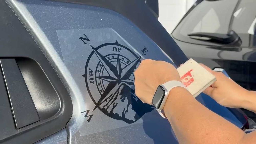 Autocolantes com Bússola Rosa dos Ventos Carro - Autocolantes 4x4