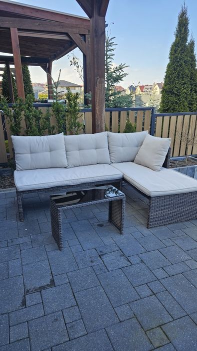 Komplet wypoczynkowy ogrodowy technorattan