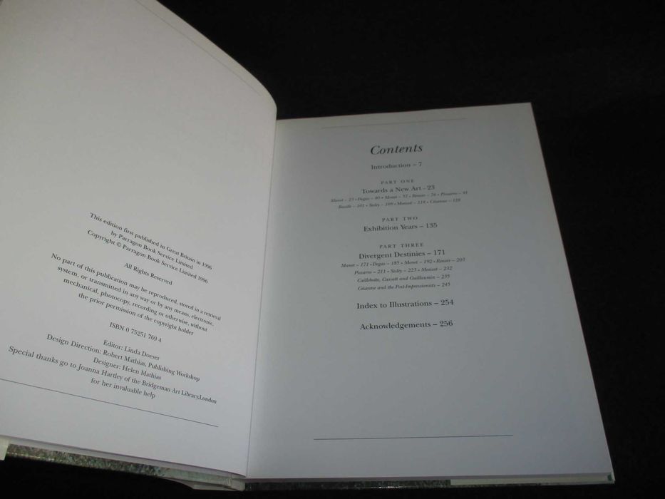 Livro Masterworks The Impressionists Douglas Mannering 1996