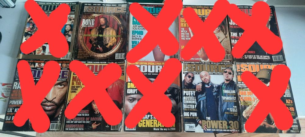 Magazyny The Source lata 90 Hip-Hop