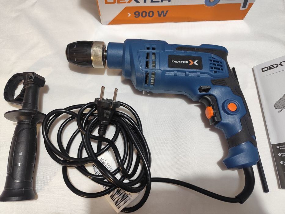 Berbequim percutor com fio 900W 3000 rpm Dexter