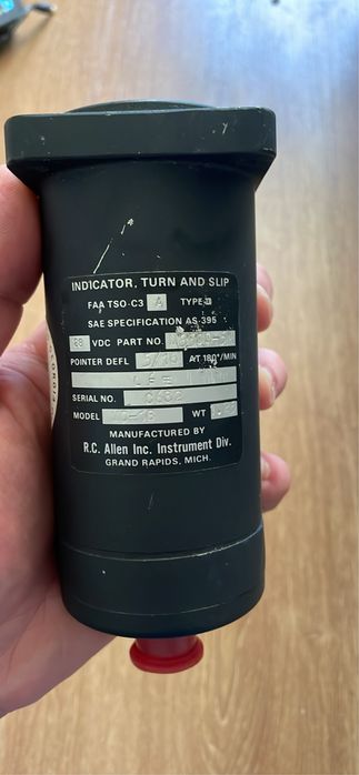 Indicator turn and slip 1975