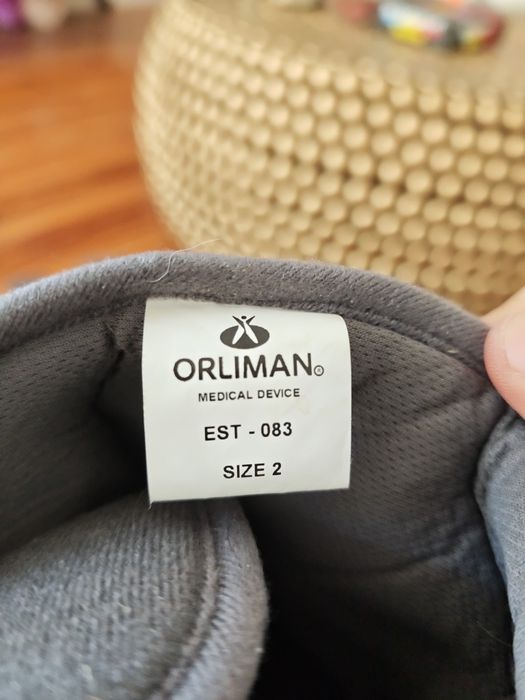 Bota ortopédica Walker articulada e ajuste insuflável ORLIMAN
