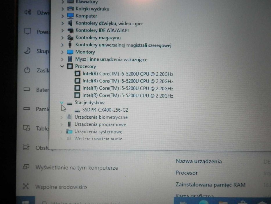 Dell Latitude 3550 i5-5200U 16GB 256GB SSD  Windows 10