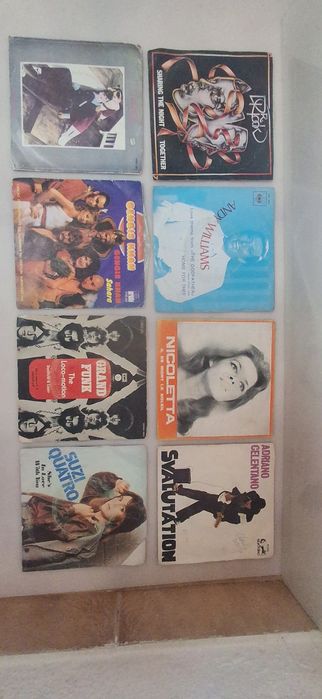 Conjunto de 8 Discos Single Vinil