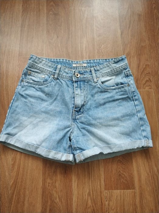 Шорти джинсові мом