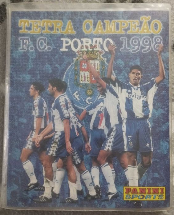 Coleção PhotoCards FCPorto com Pasta Arquivo Época 97/98 Tetracampeão