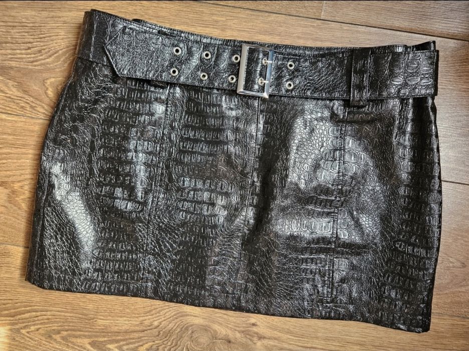 Mega Sexi Mini Spódniczka Z Szerokim Paskiem Roz. XXXL/46/18