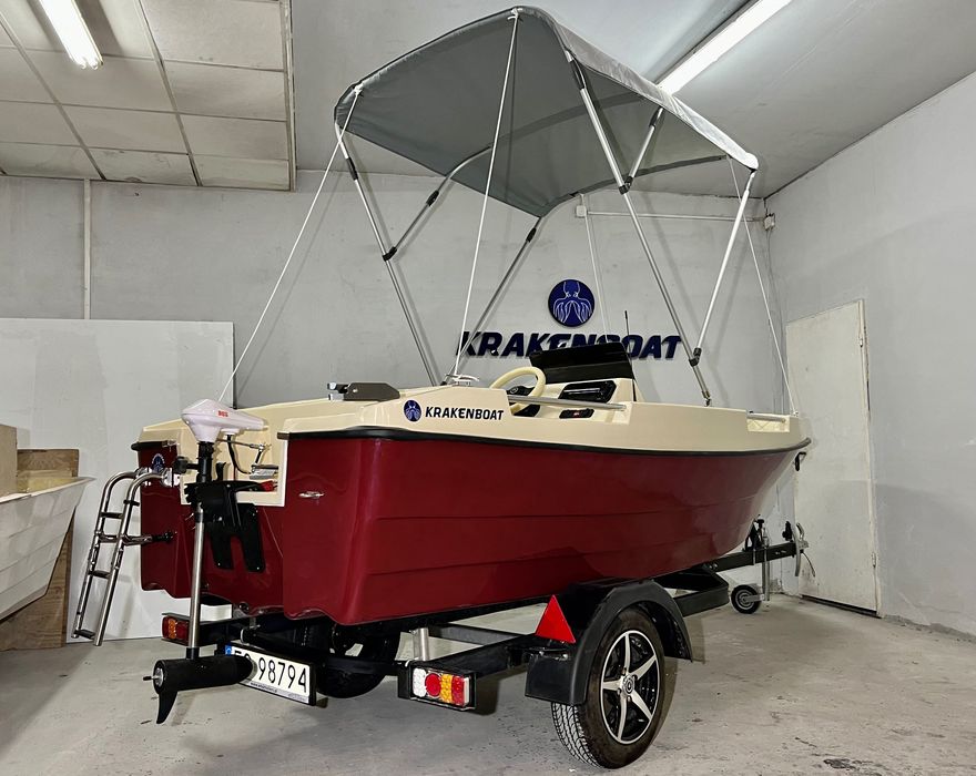 Nowa Łódź Łódka Motorowa Motorówka Rekreacyjna KRAKEN 380 OPEN RATY