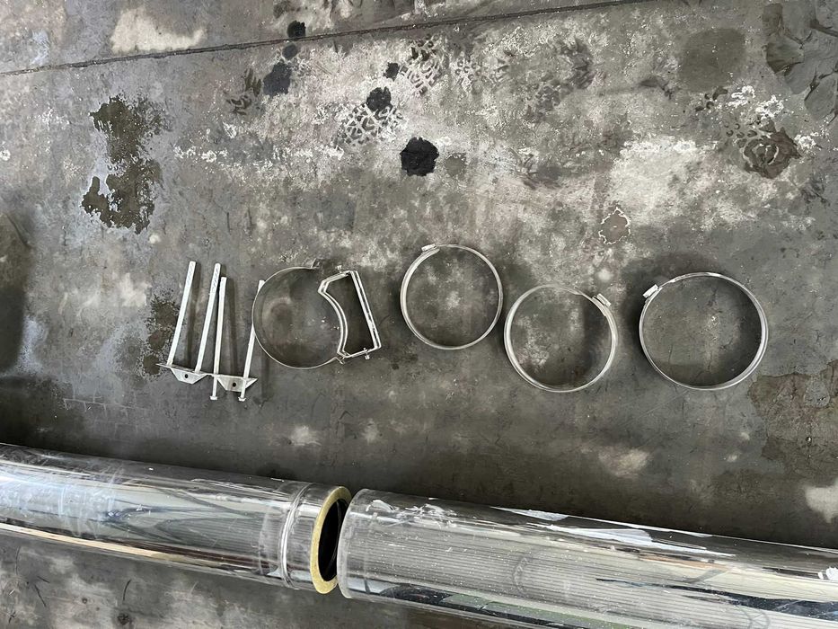 Komin nierdzewny, izolowany fi160 kompletny