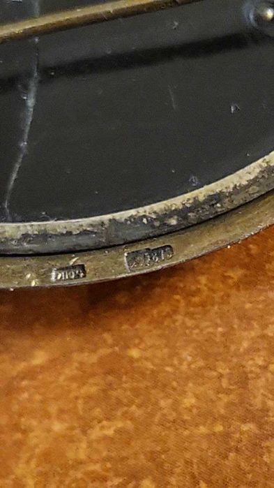 Срібна брош ЛЮ період СРСР