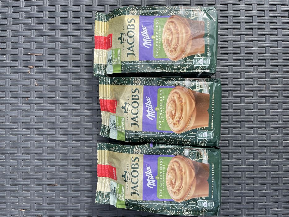 3x niemieckie cappuccino jakobs orzechowe