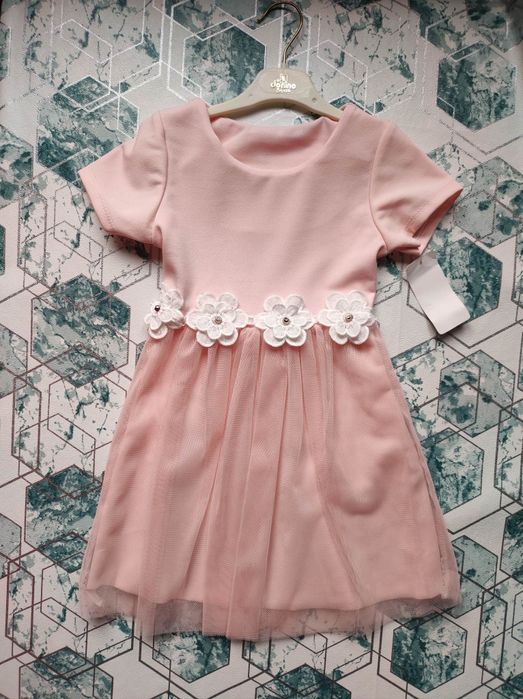 Sukienka wizytowa stokrotki 116