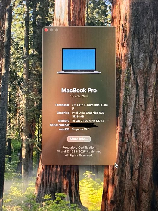 Apple MacBook Pro 16 2019, Intel Core i7, DDR4 16ГБ, SSD 512ГБ