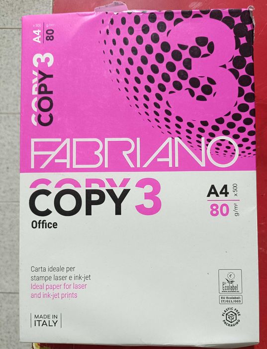 3 resmas papel fotocópia. 3un=22€,  1un = 10€