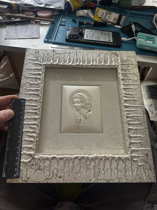 Икона серебро интересная