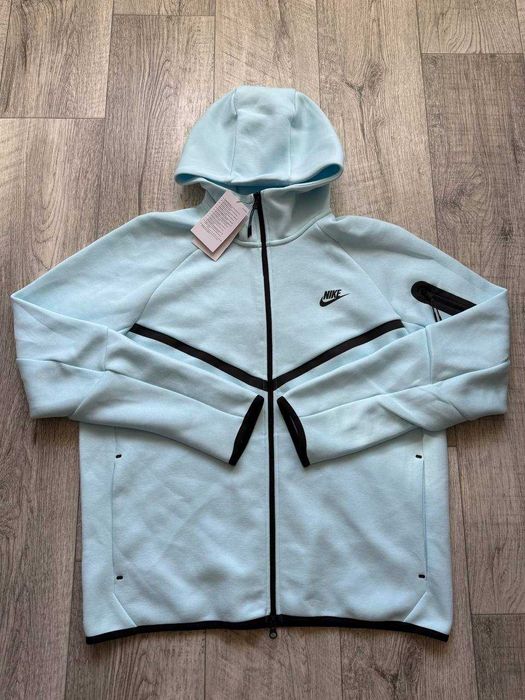 ОРИГІНАЛ! Кофта Nike Tech Fleece Fz Wr Blue XS L XL | HV0949-474