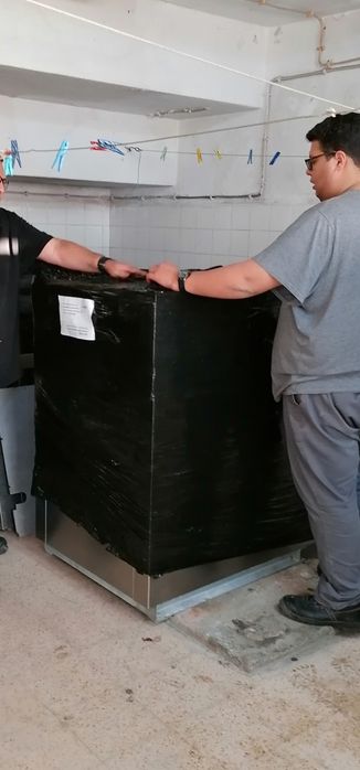 Máquina de lavar roupa industrial 20kg lares e hospitais self service
