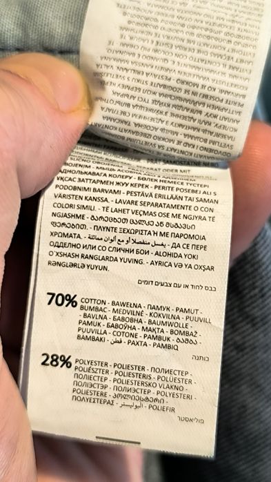 Новые стрейчевые джинсы синие, размер 34