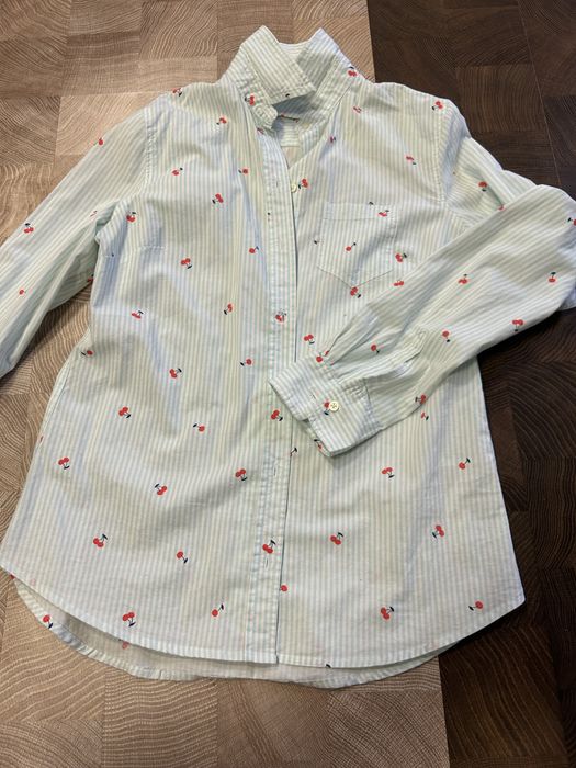 Сорочка з вишнями в смужку Gap 36р