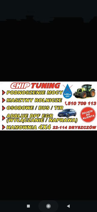 Chip Tuning Hamowania WOM 4X4 ChipTuning Wyłącznie AdBlue DPF EGR Agro