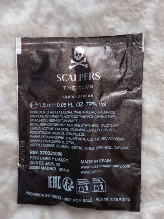Męskie perfumy Scalpers