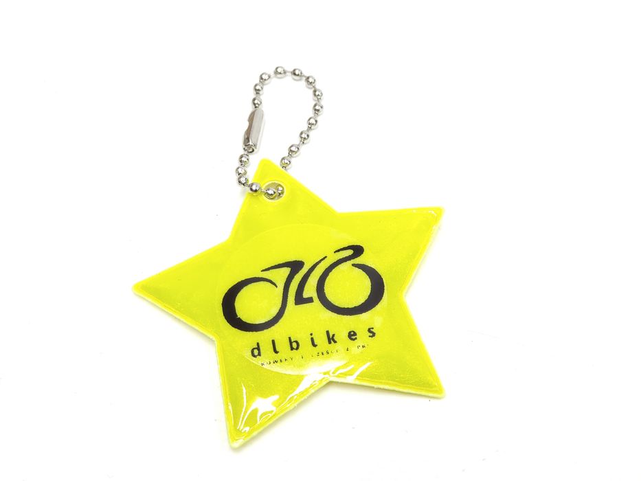 NOWY Odblask breloczek przywieszka Oryginał DLBIKES do roweru plecaka