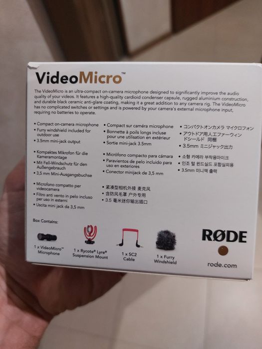Mikrofon RODE z akcesoriami
