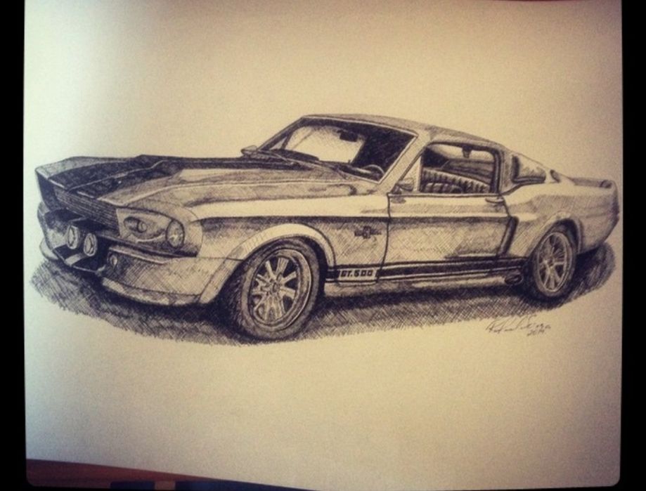 Desenhos de carros e motas por encomenda