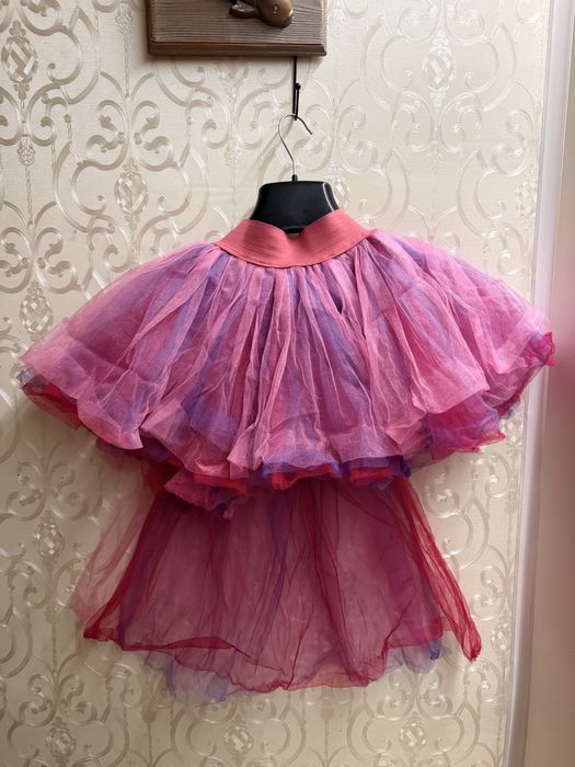 Даром юбка фатиновая пышная 5-6 лет с подолом розовая