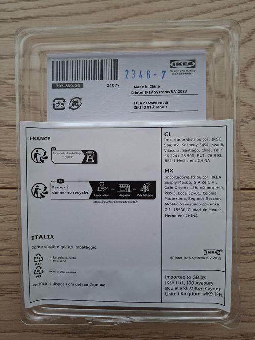 Uchwyty IKEA Bagganas