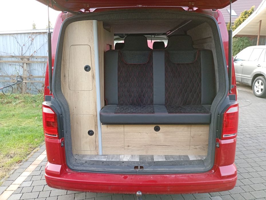 Ławka kanapa łóżko rozkładane do kampera kampervana T5 T6 transporter