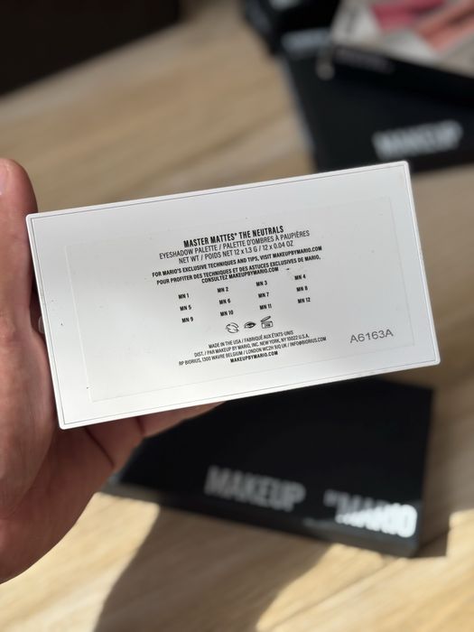 Оригінал! Палетка тіней Makeup By Mario Master Mattes Eyeshadow Palette The Neutrals