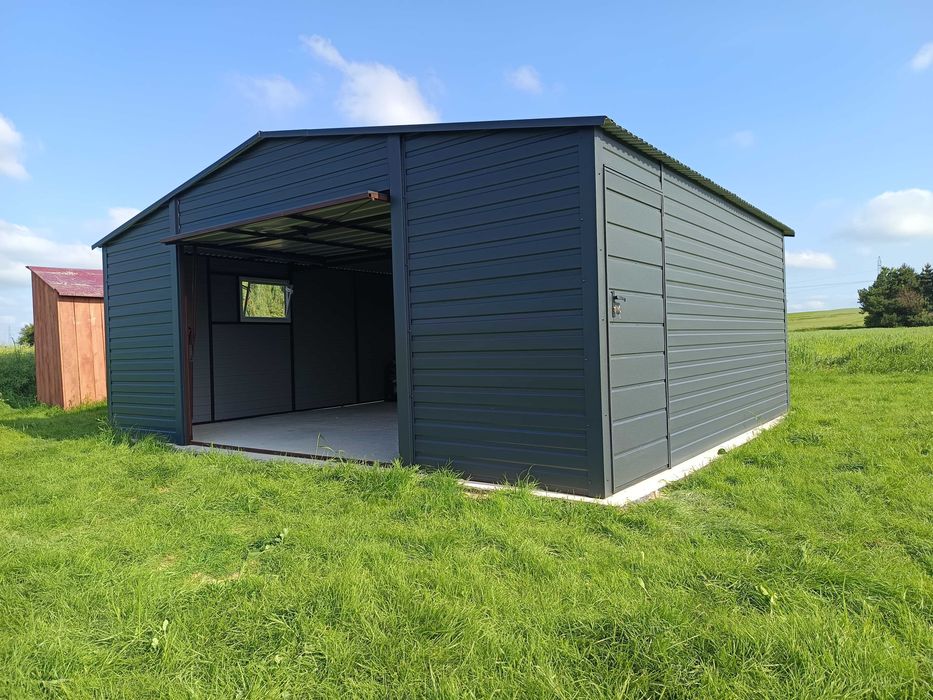 Garaż blaszany garaże blaszane 6*5 7*5 6*6 producent profil RUS-STAL