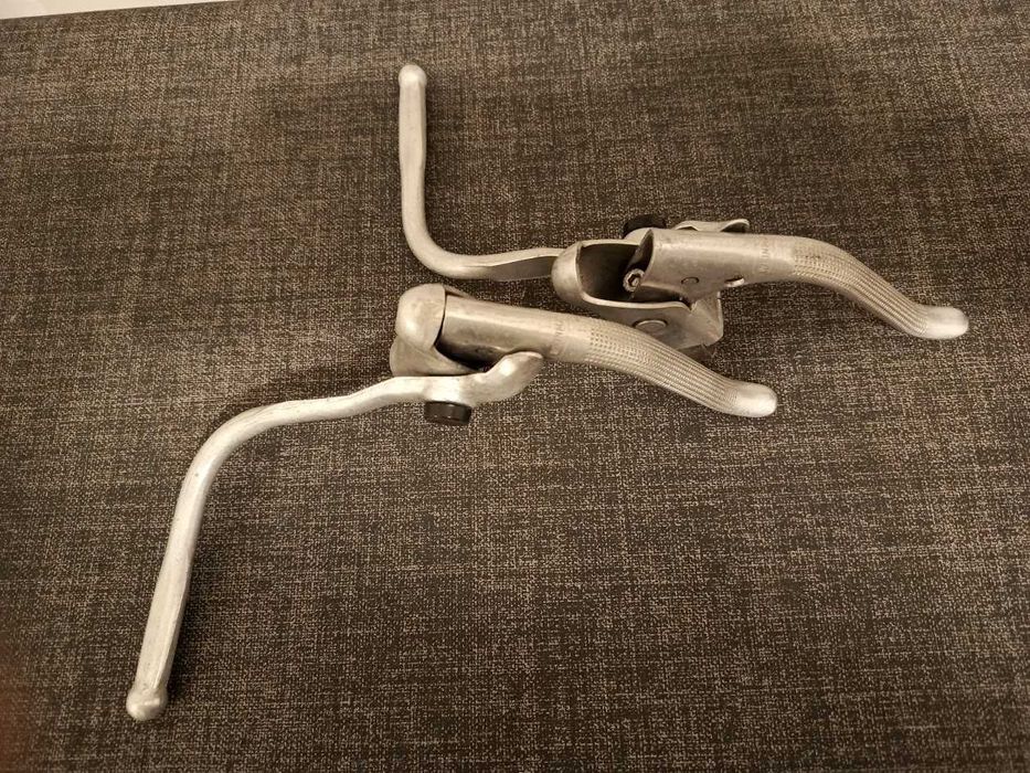 Klamki hamulcowe Weinmann retro szosowe z dodatkowymi dźwigniami Safety Levers